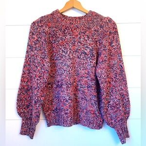 Anthropologie 525 America multi-colored Chunky Knit sweater. Size medium.